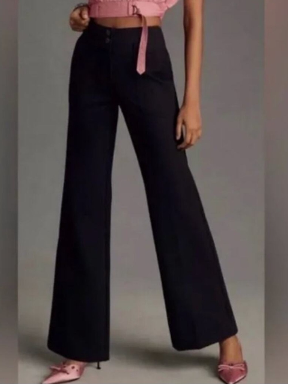 Maeve Anthropologie Naomi High rise wide leg pants size 8